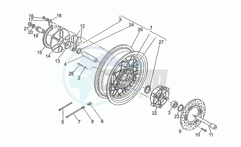 Rear wheel kd131645> blueprint