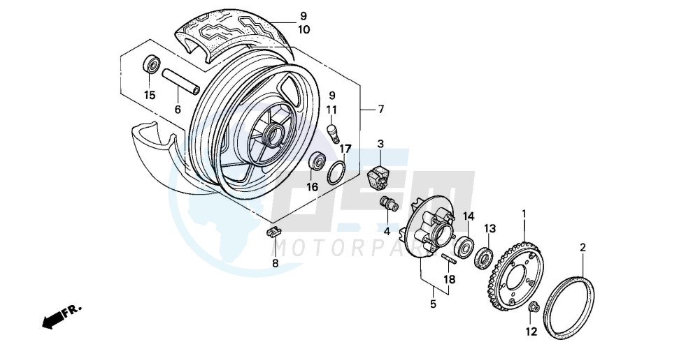 REAR WHEEL image