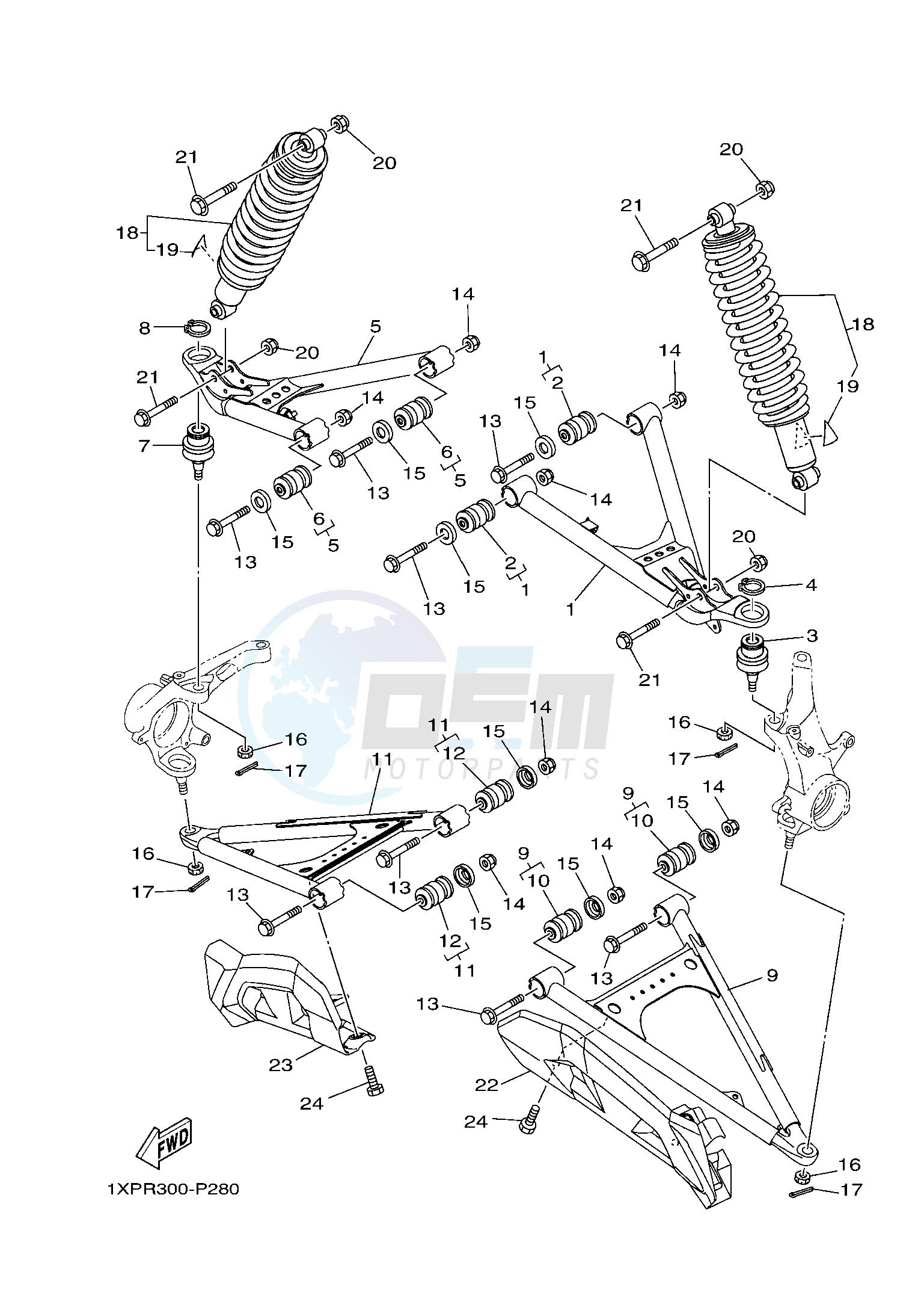 FRONT SUSPENSION & WHEEL image