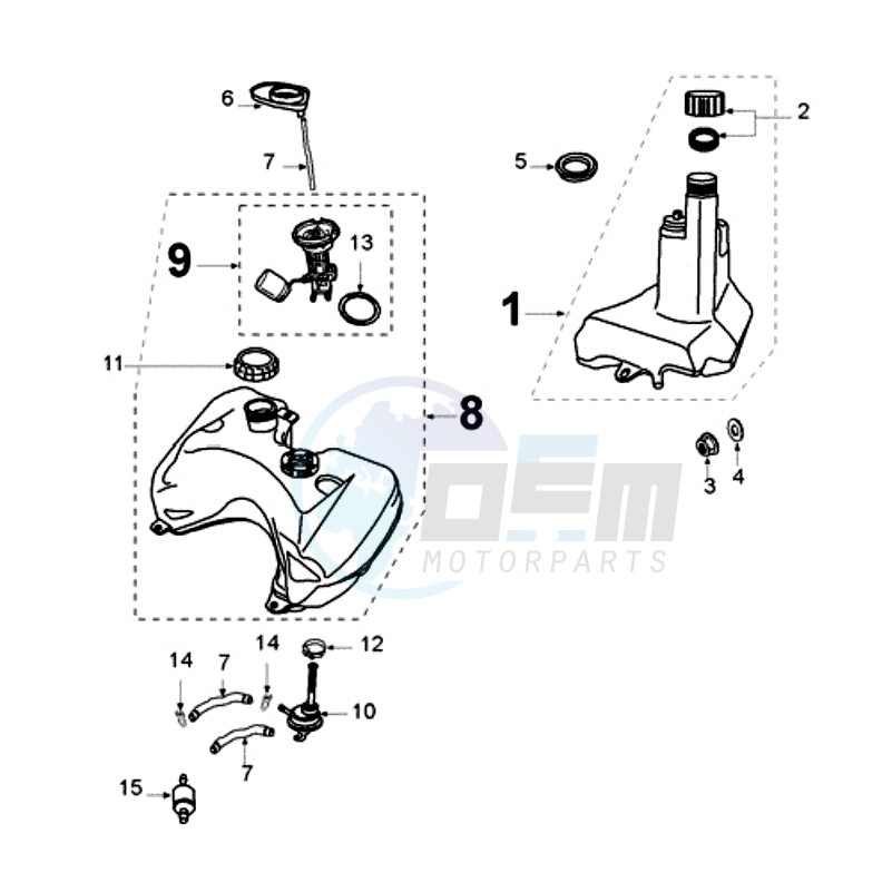 TANK AND FUEL PUMP image