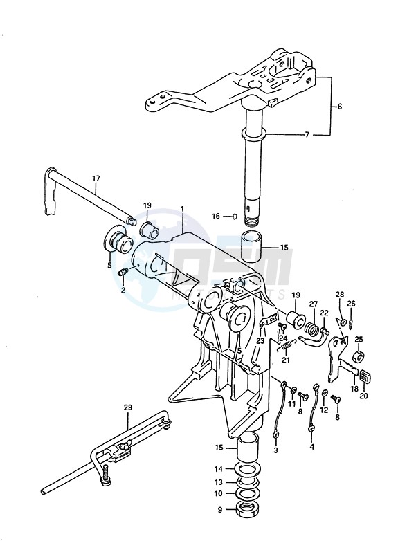 Swivel Bracket (1996 to 1997) image