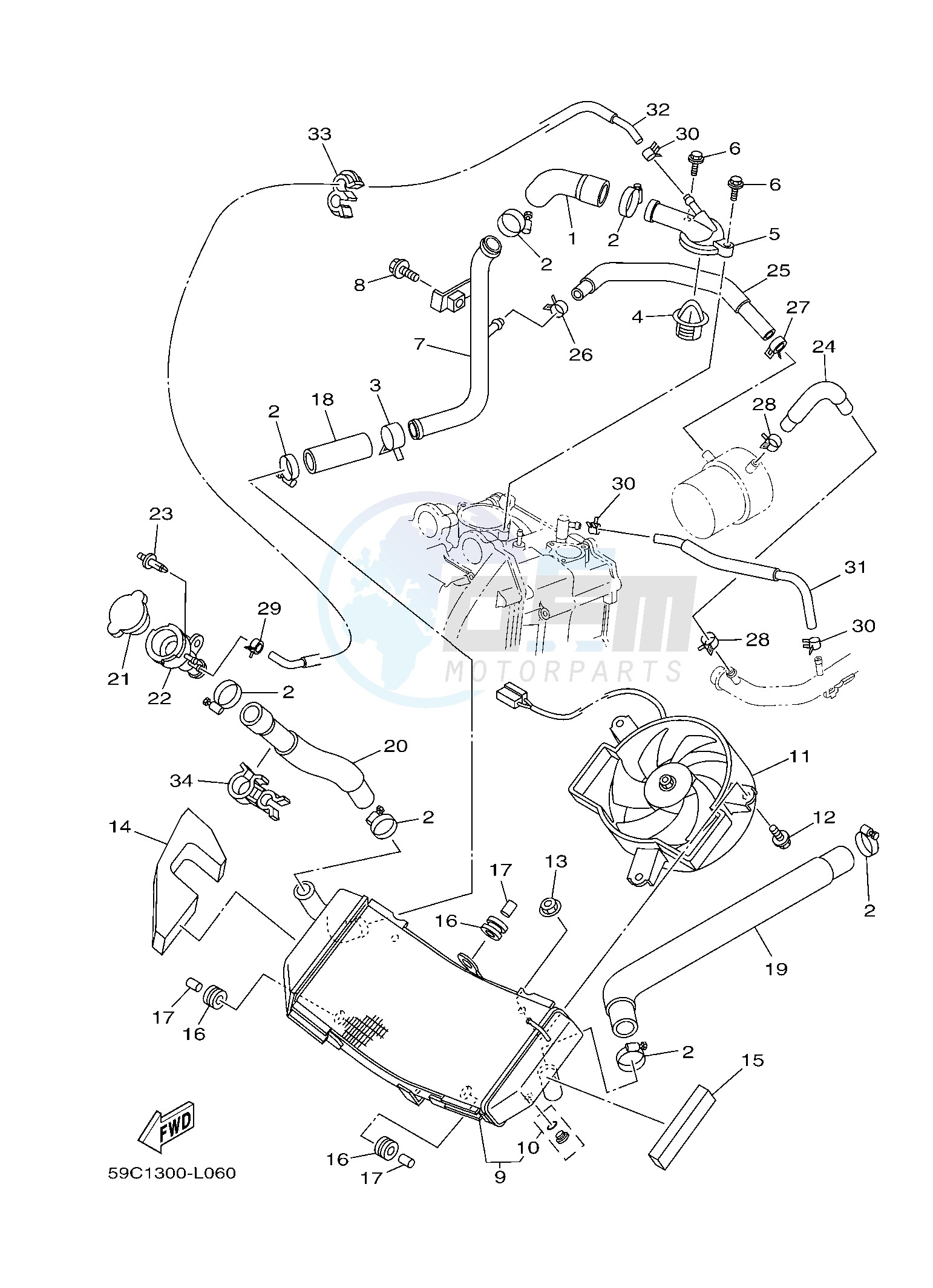 RADIATOR & HOSE image