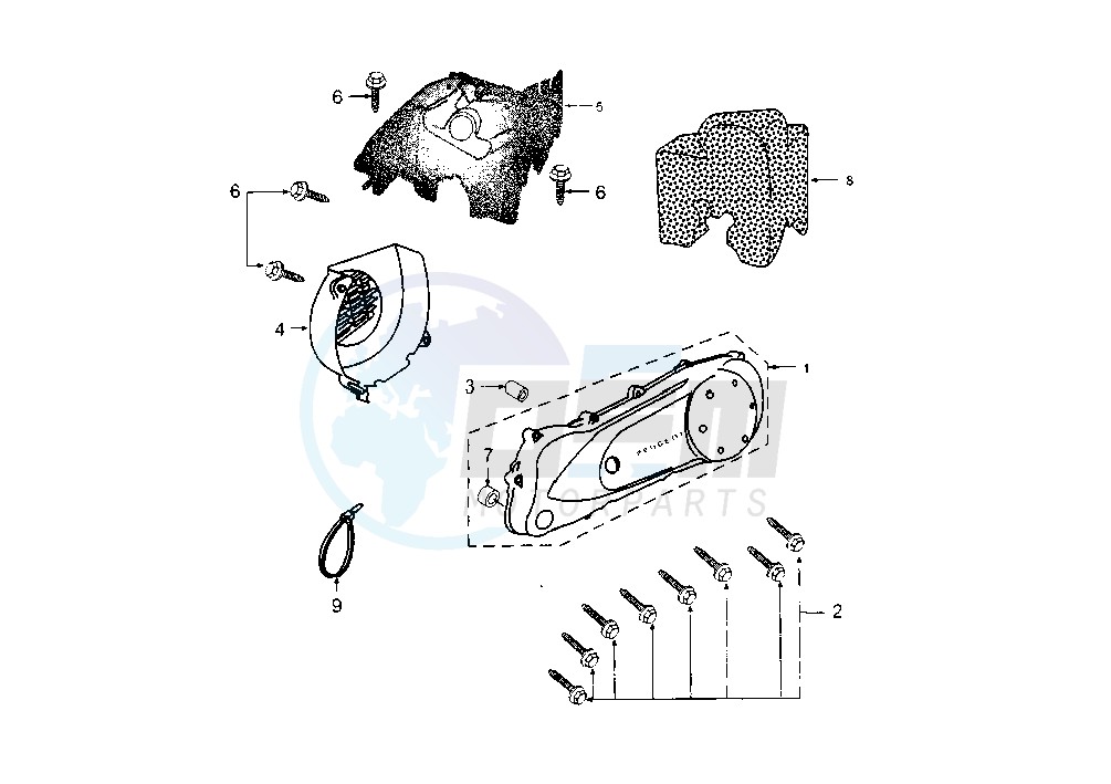 CRANKCASE COVER image