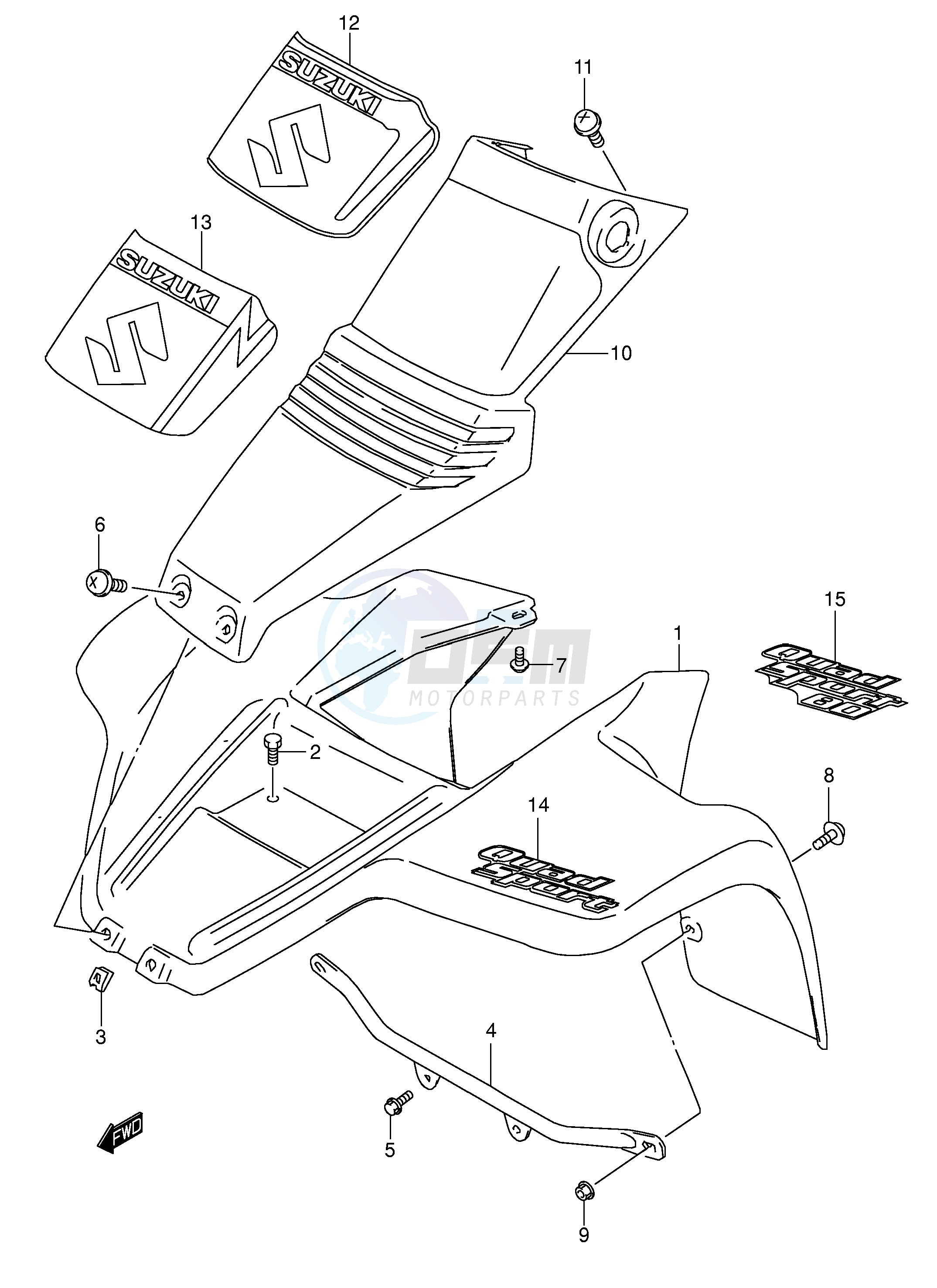 FRONT FENDER (MODEL K2 K3 K4) image