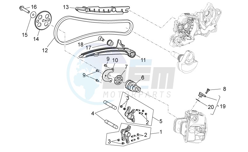 Front cylinder timing system image