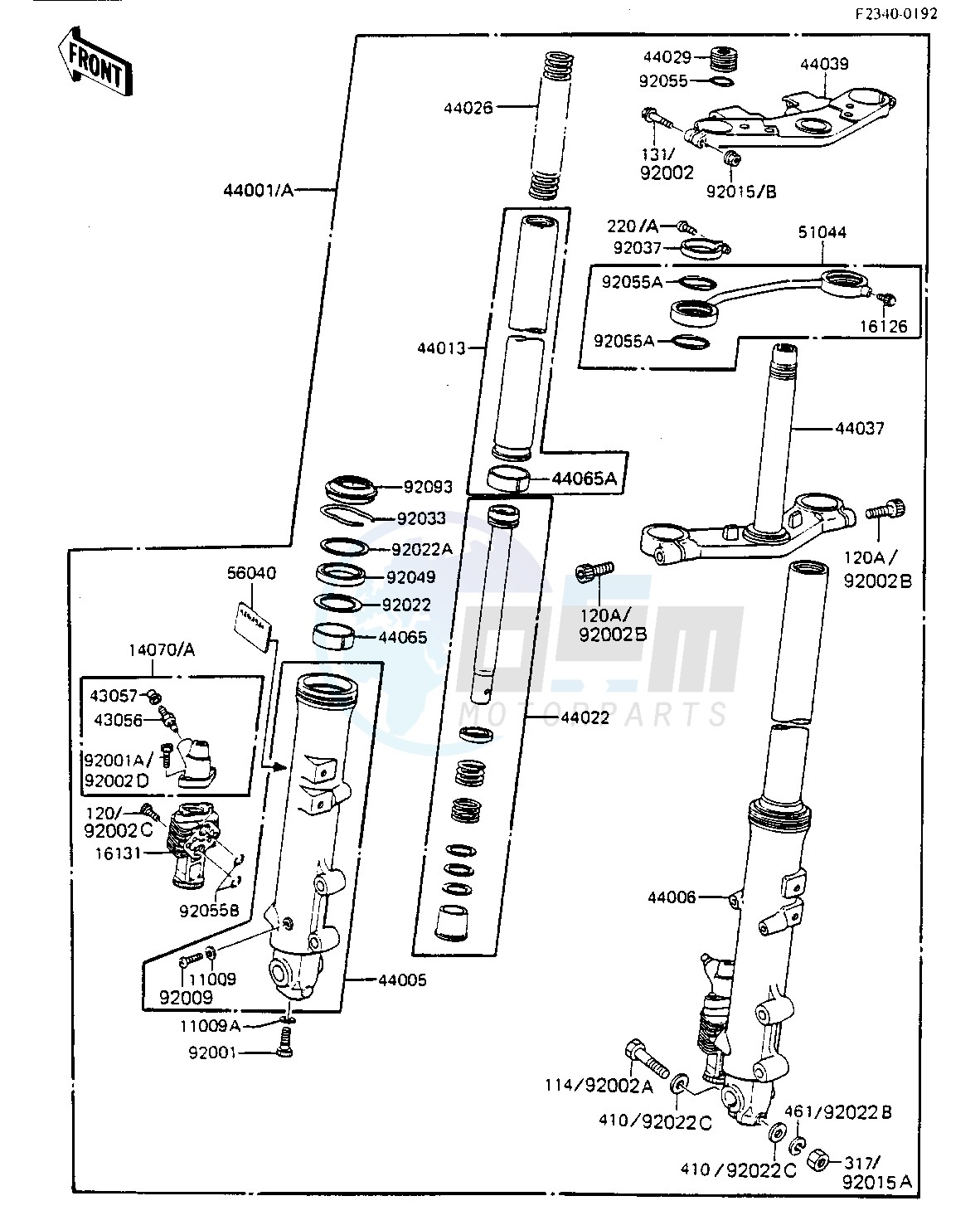 FRONT FORK image