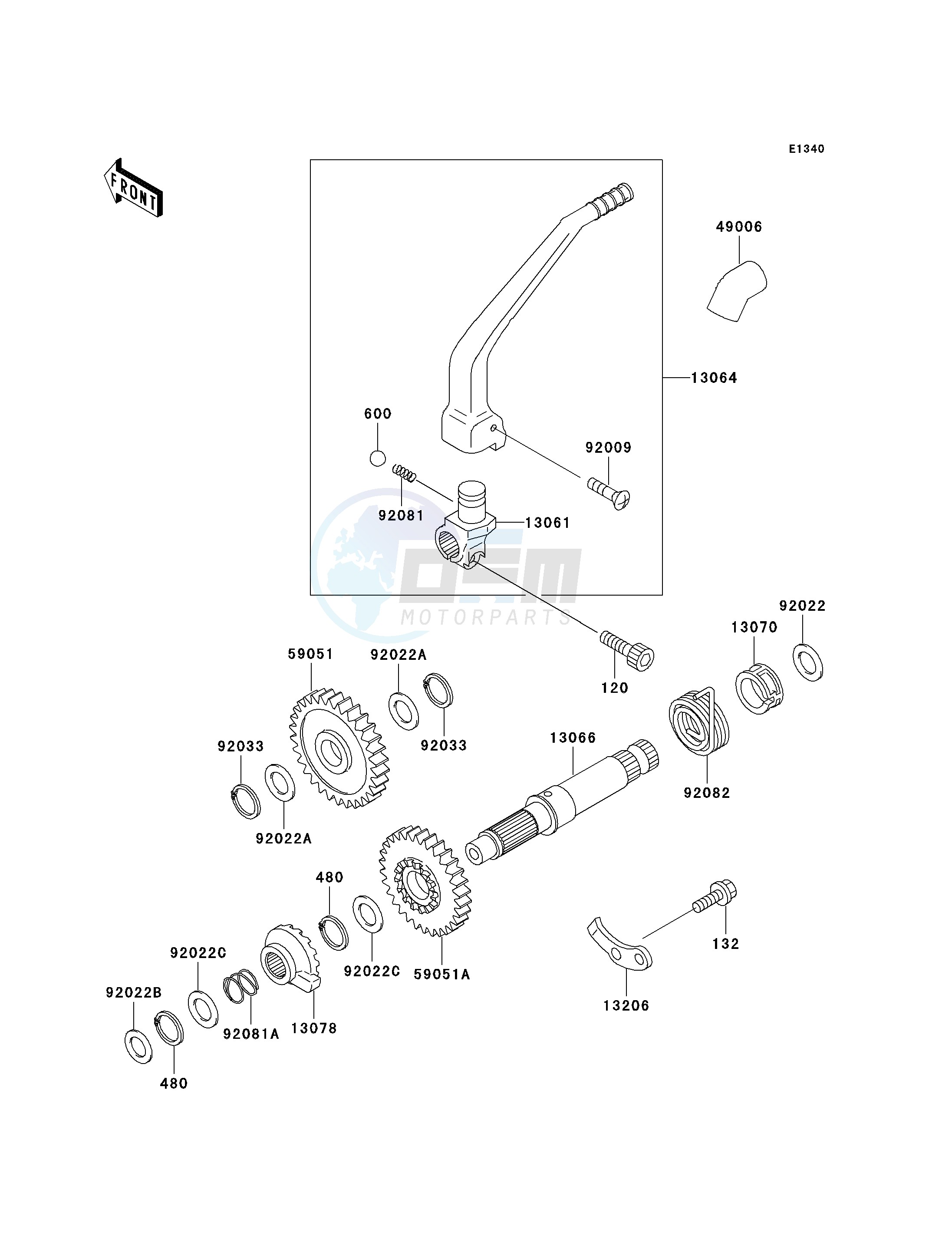 KICKSTARTER MECHANISM image