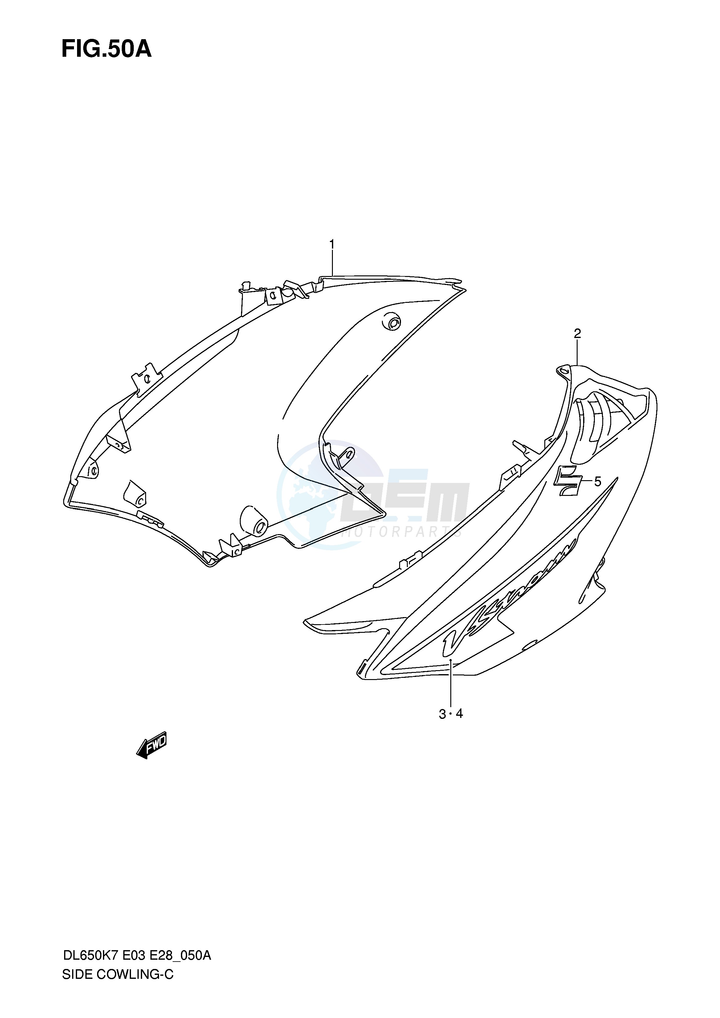 SIDE COWLING (MODEL K8) image