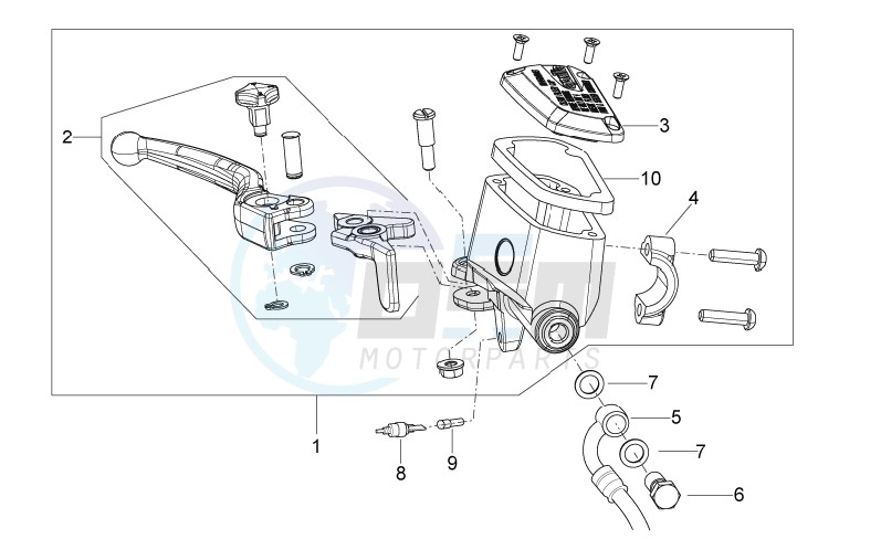 Front master cilinder image