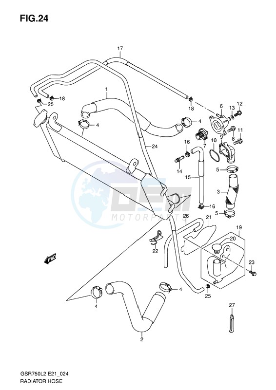 RADIATOR HOSE image