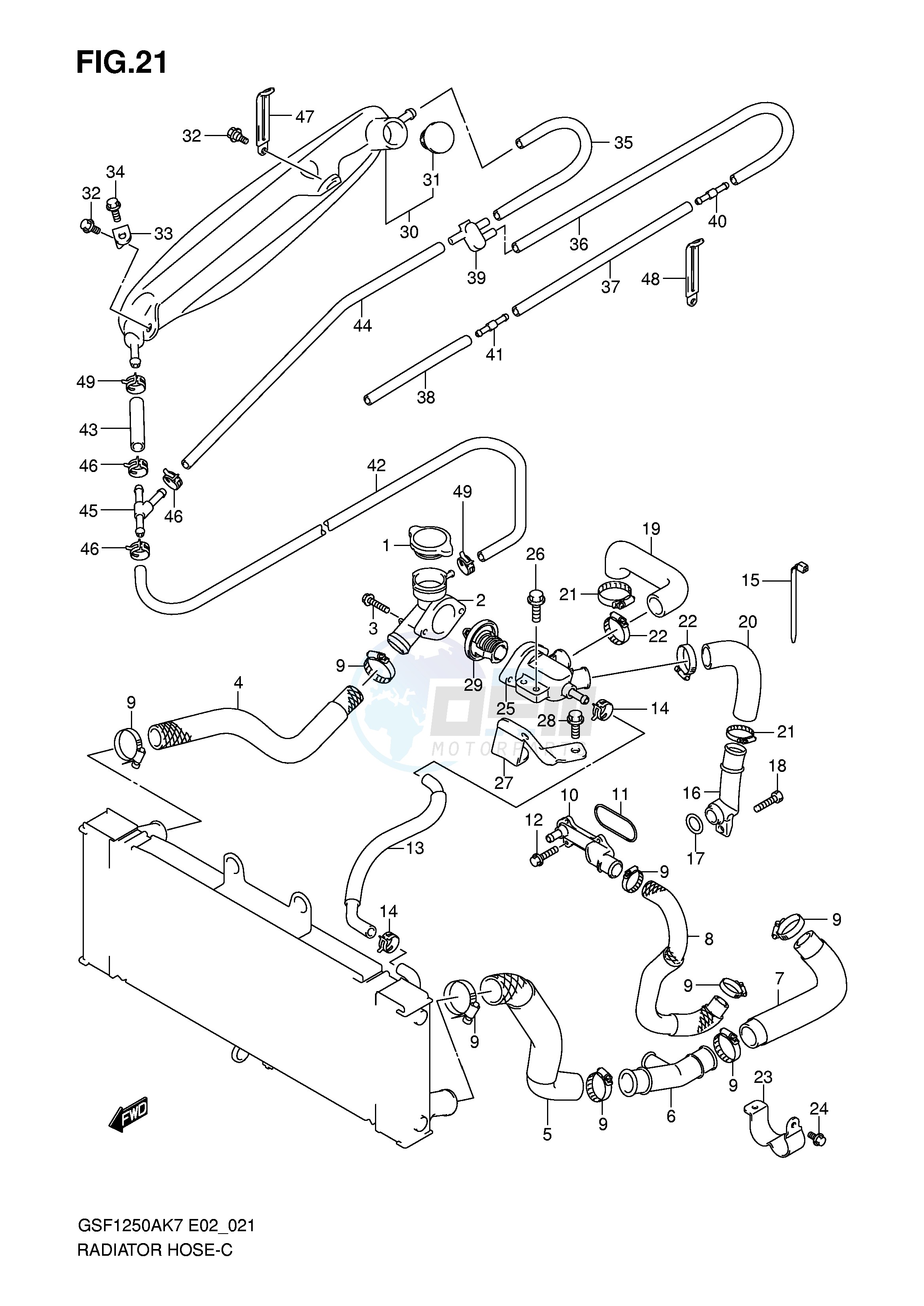 RADIATOR HOSE image