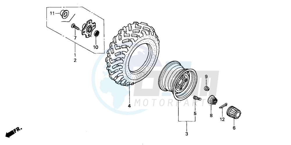 REAR WHEEL blueprint