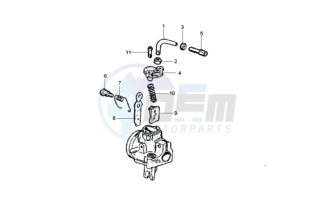 Carburetor (Upper Parts) blueprint