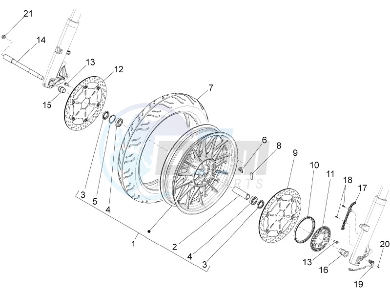 Ruota anteriore image