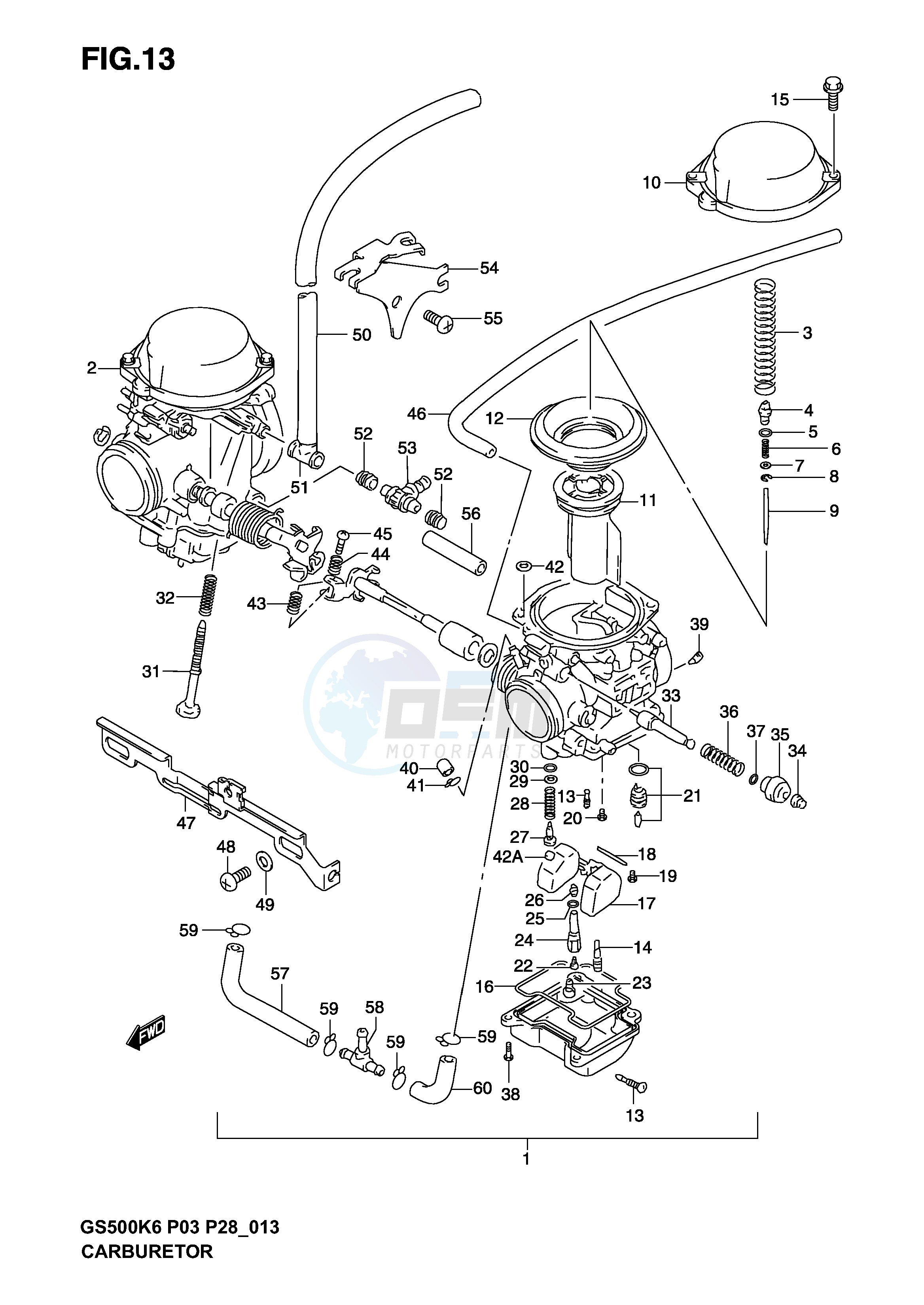 CARBURETOR (MODEL K3) image