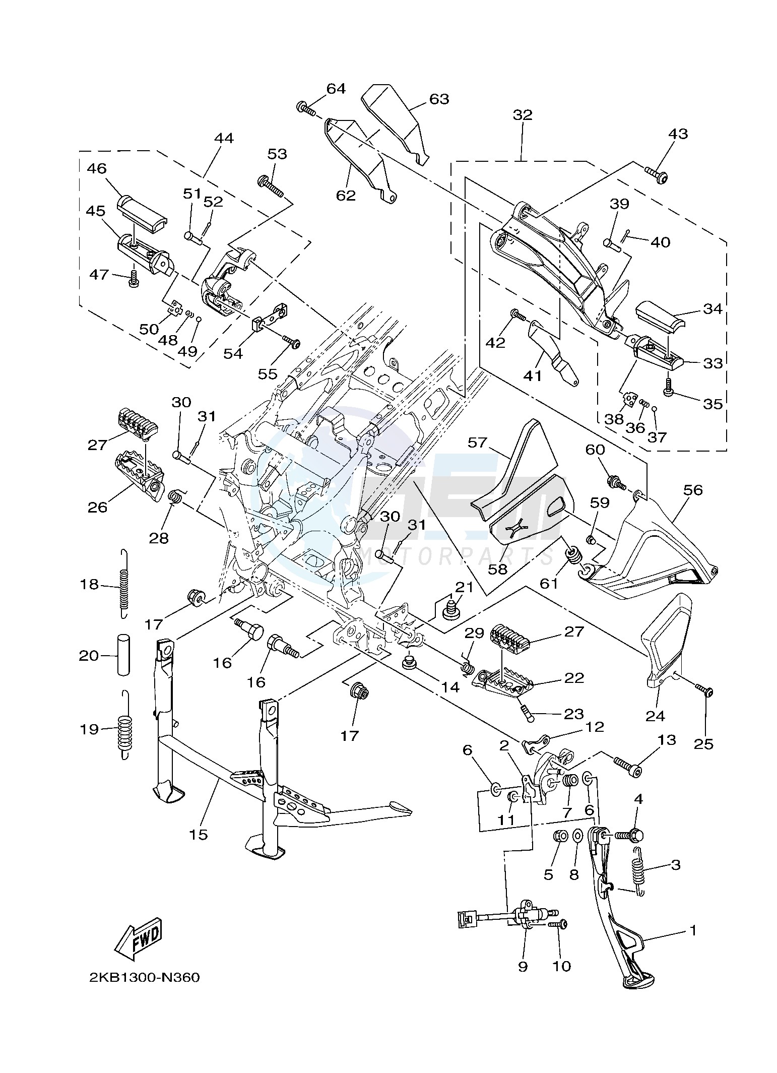 STAND & FOOTREST image