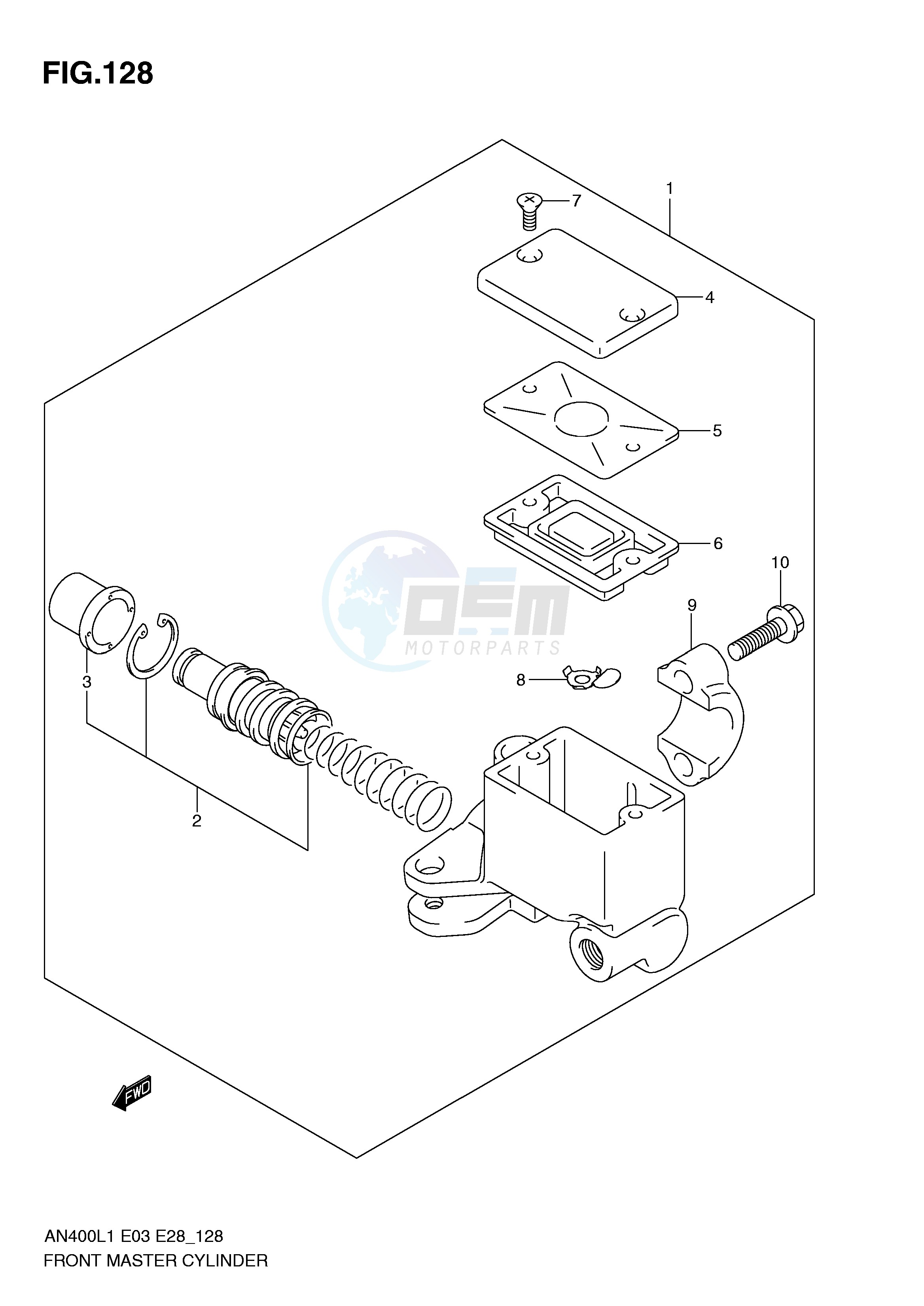 FRONT MASTER CYLINDER (AN400ZAL1 E28) image