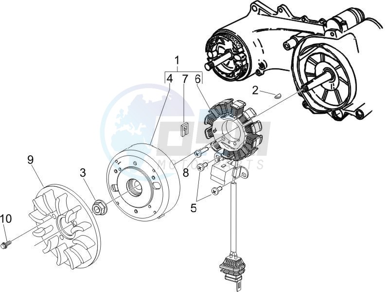 Flywheel magneto image