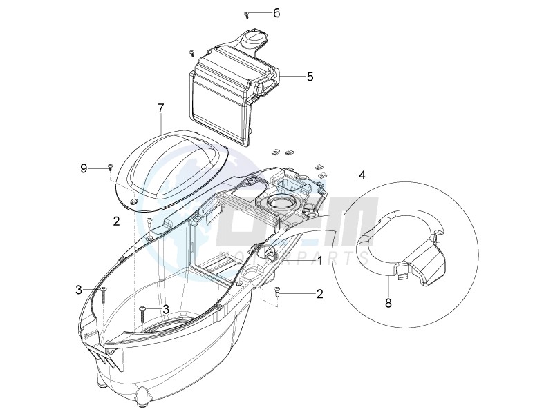 Helmet box - Undersaddle image