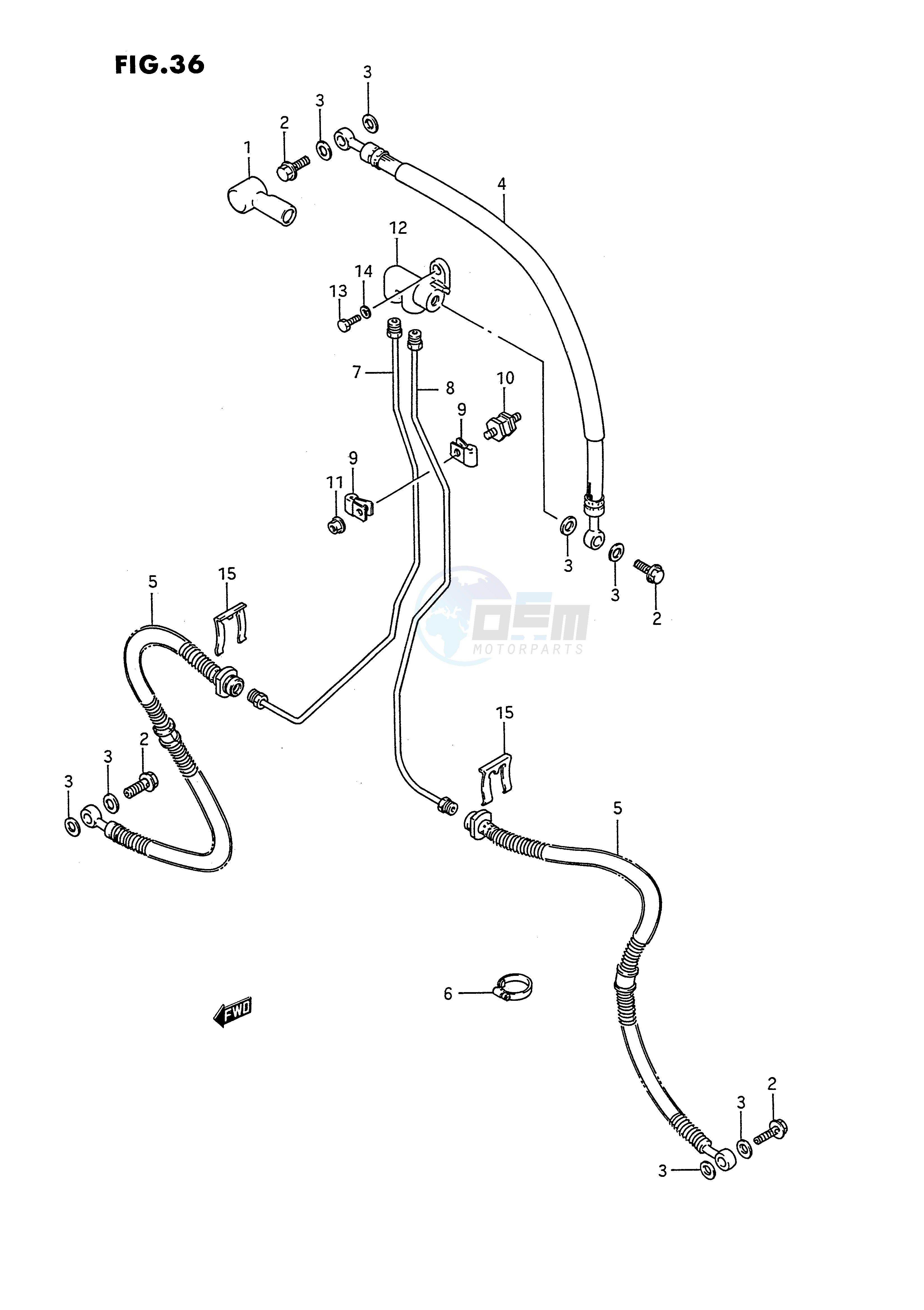 FRONT BRAKE HOSE image