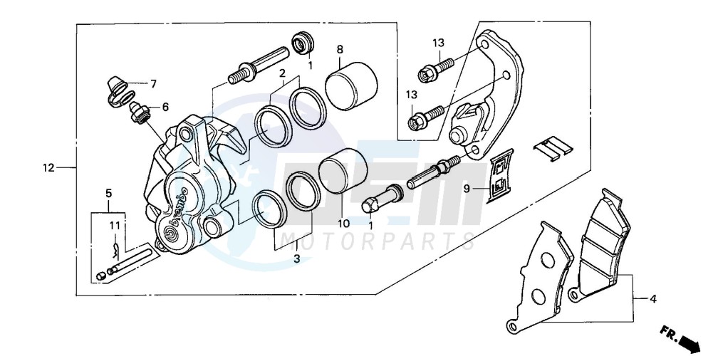 FRONT BRAKE CALIPER (2) image