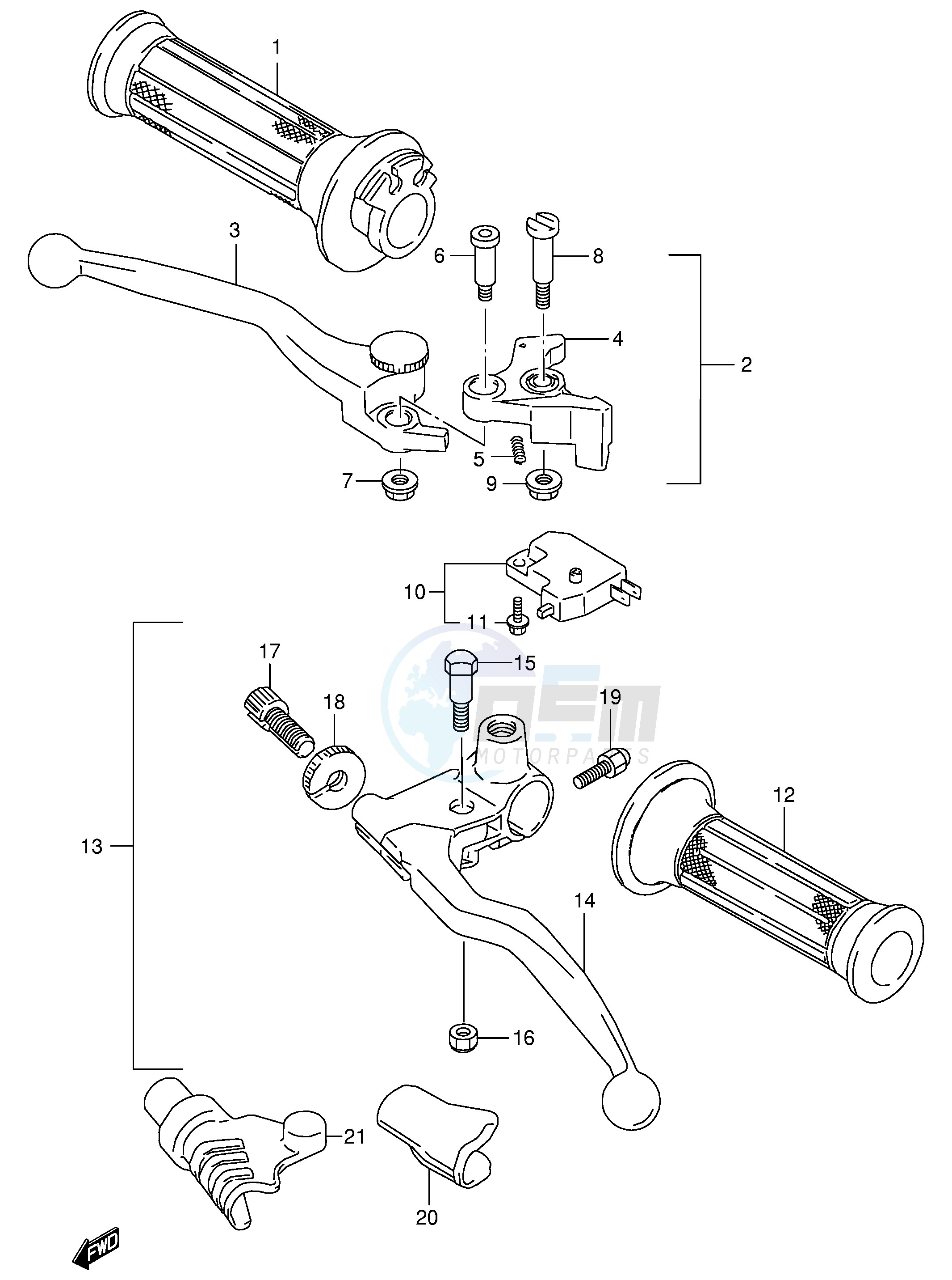 HANDLE LEVER image