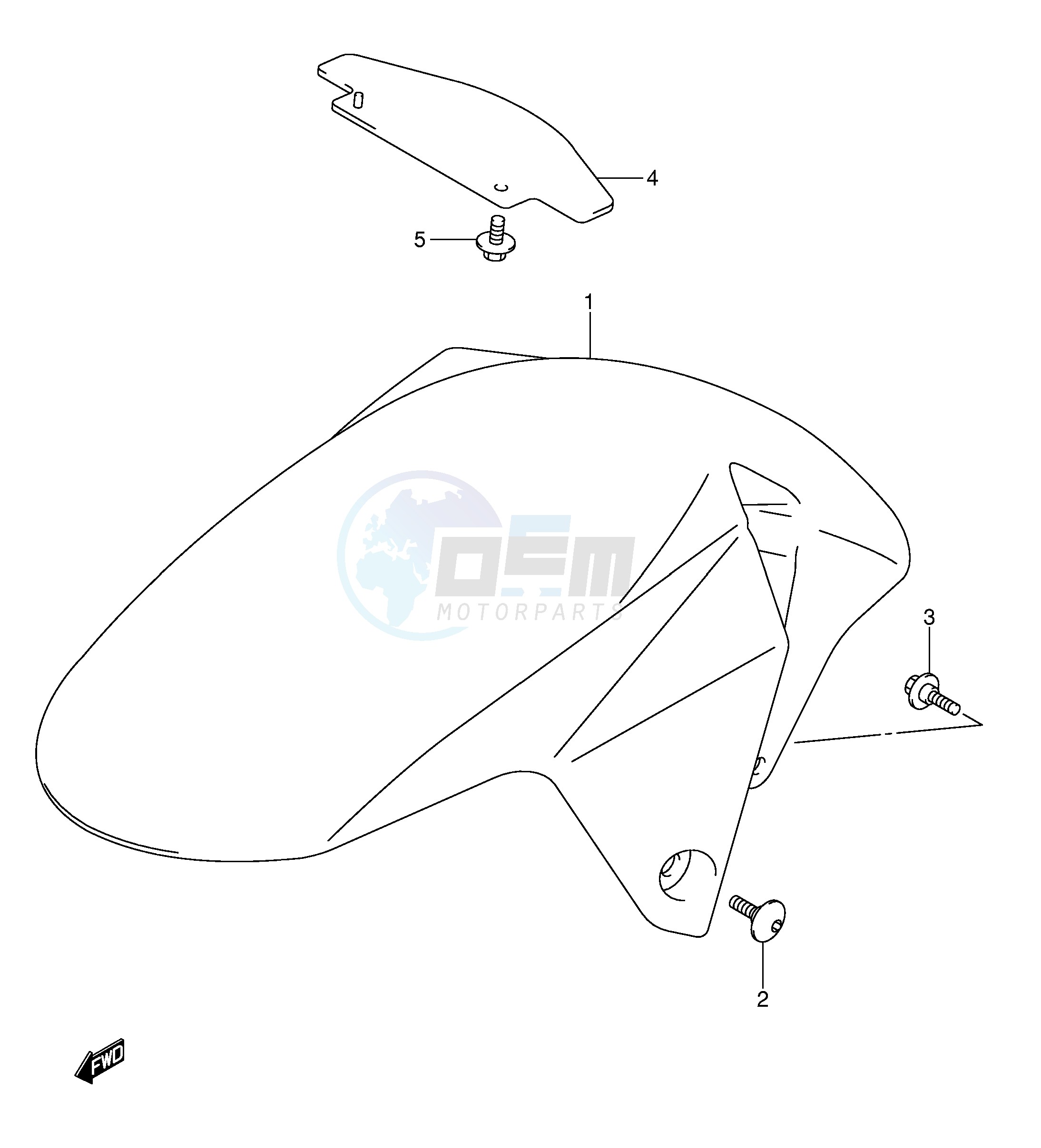 FRONT FENDER (MODEL K3) image