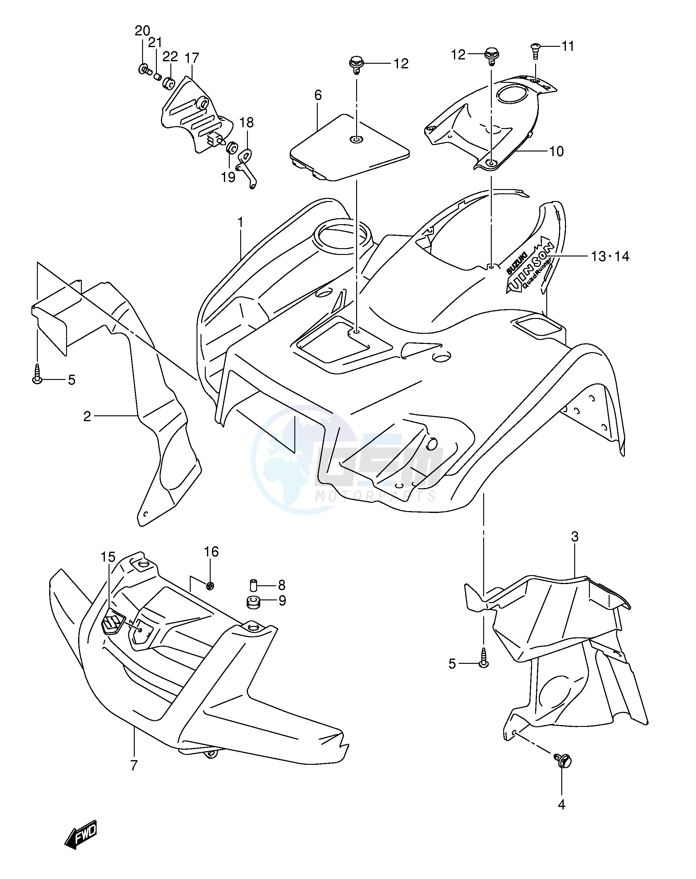 FRONT FENDER (MODEL K4) image