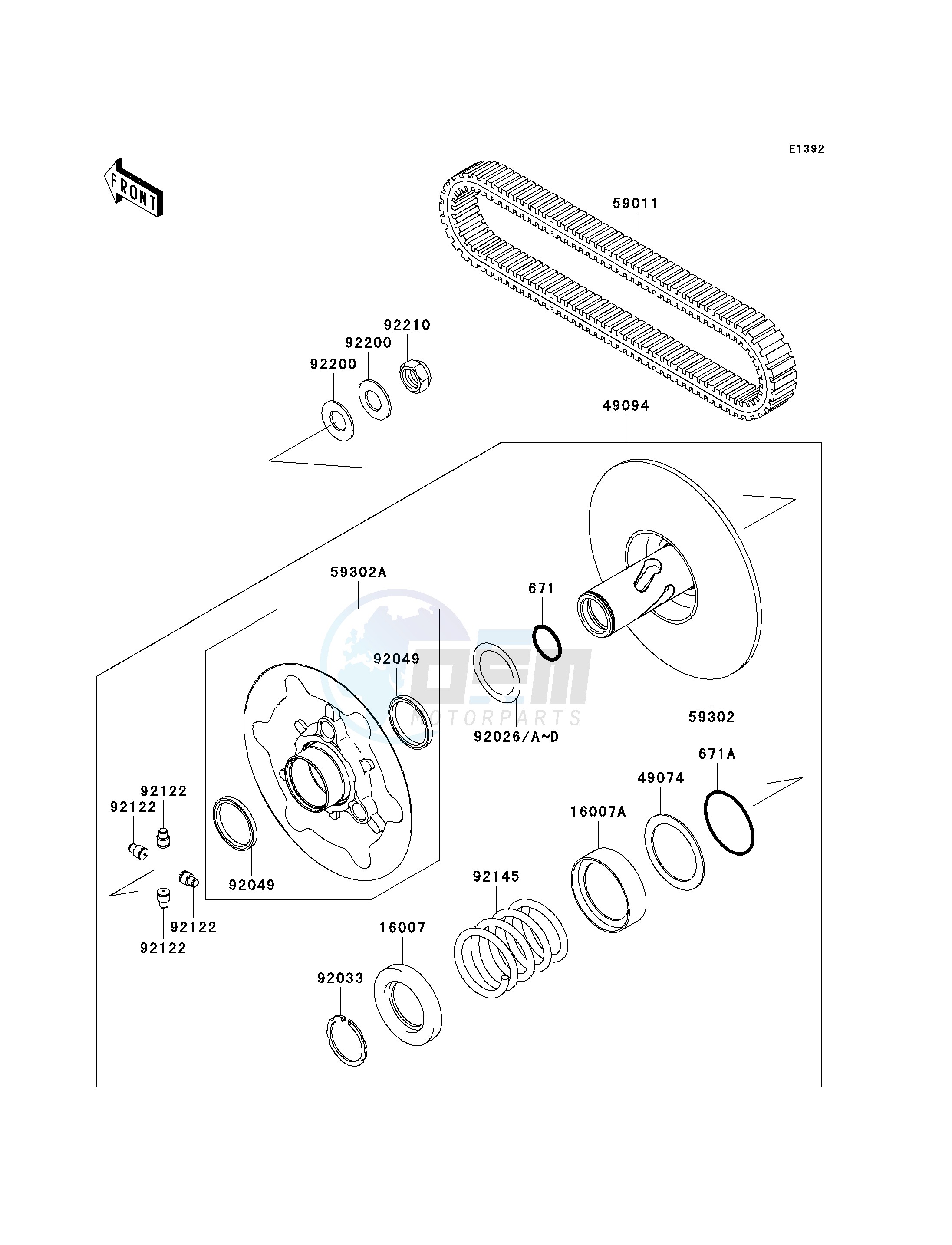 DRIVEN CONVERTER_DRIVE BELT image