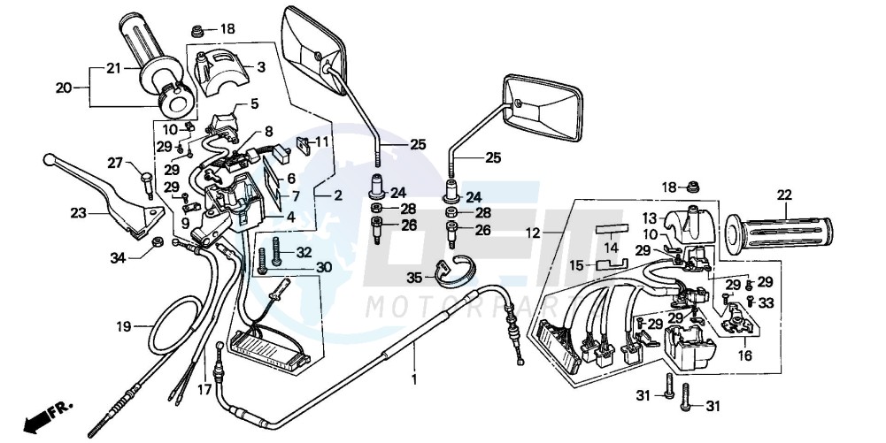 CABLE/HANDLE LEVER/SWITCH image