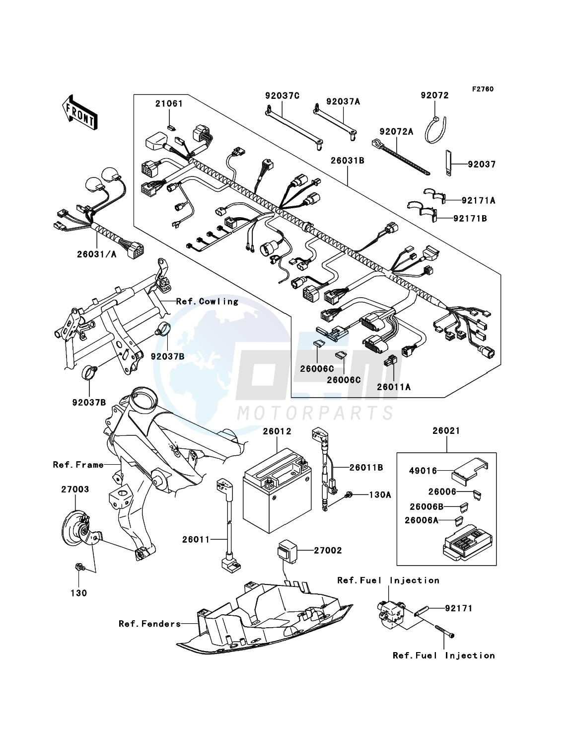 Chassis Electrical Equipment blueprint