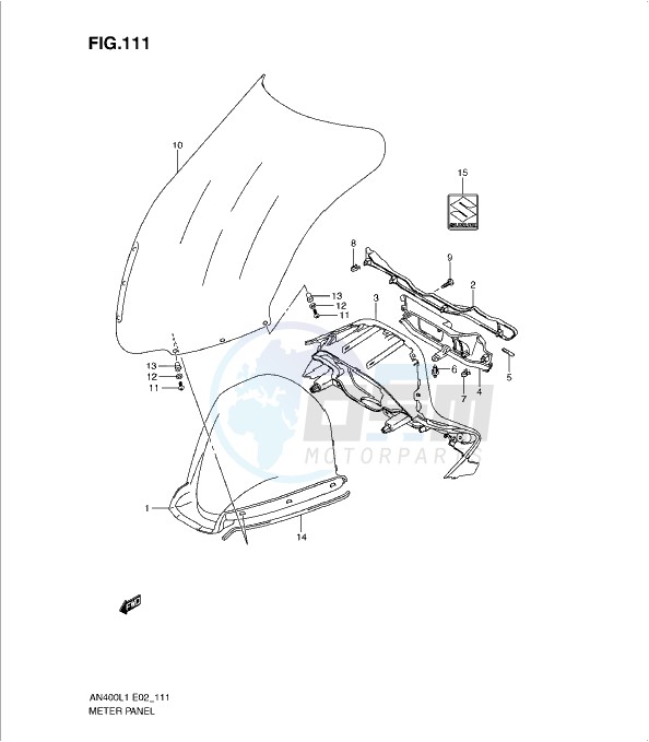 METER PANEL (AN400ZAL1 E19) blueprint