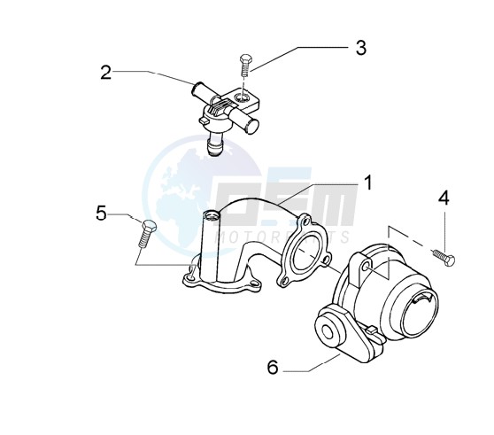 Union pipe-throttle bodyinjector blueprint