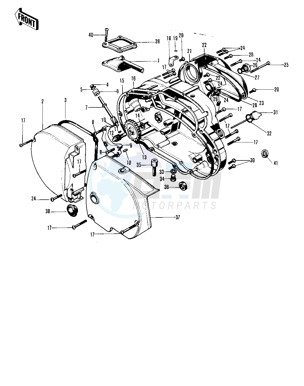 ENGINE COVERS -- 71-72 F8_F8-A- - blueprint