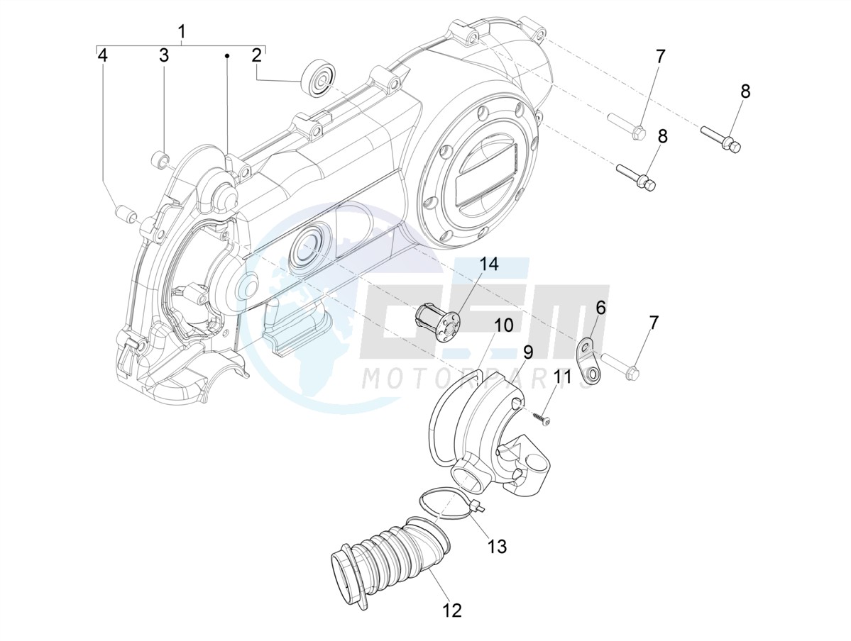 Crankcase cover - Crankcase cooling image