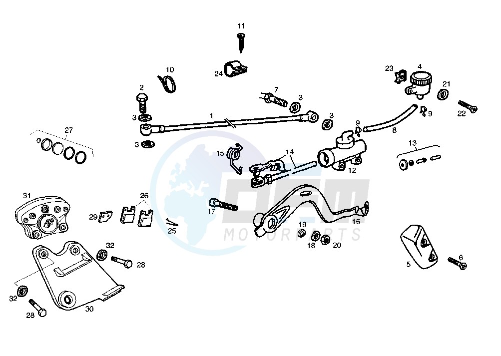 REAR BRAKE SYSTEM image