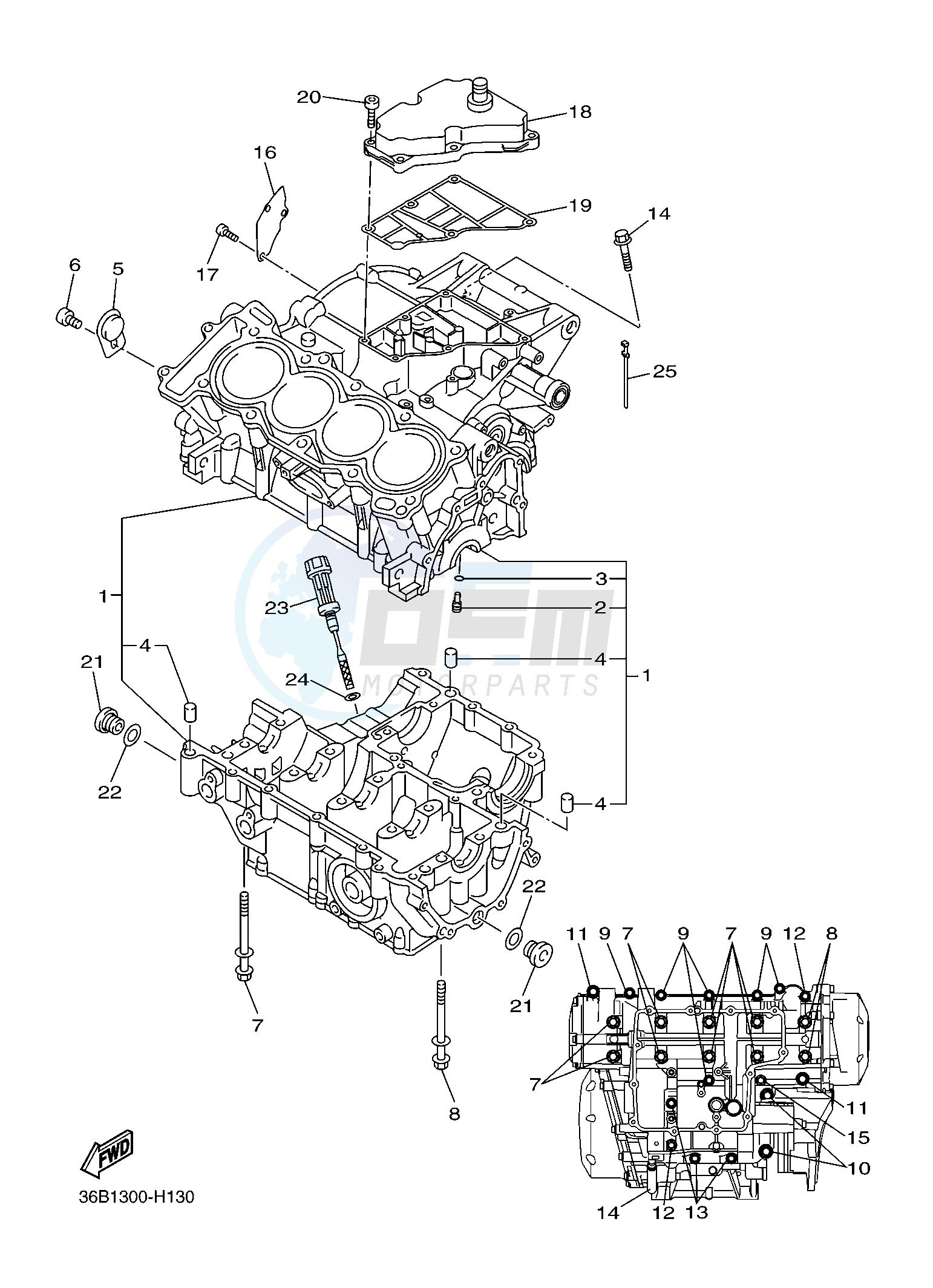 CRANKCASE blueprint