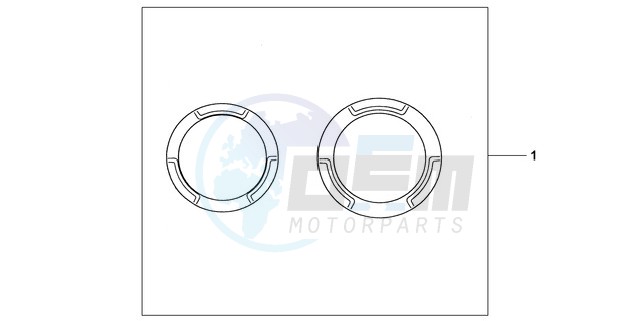 CRANCASE RING SET blueprint