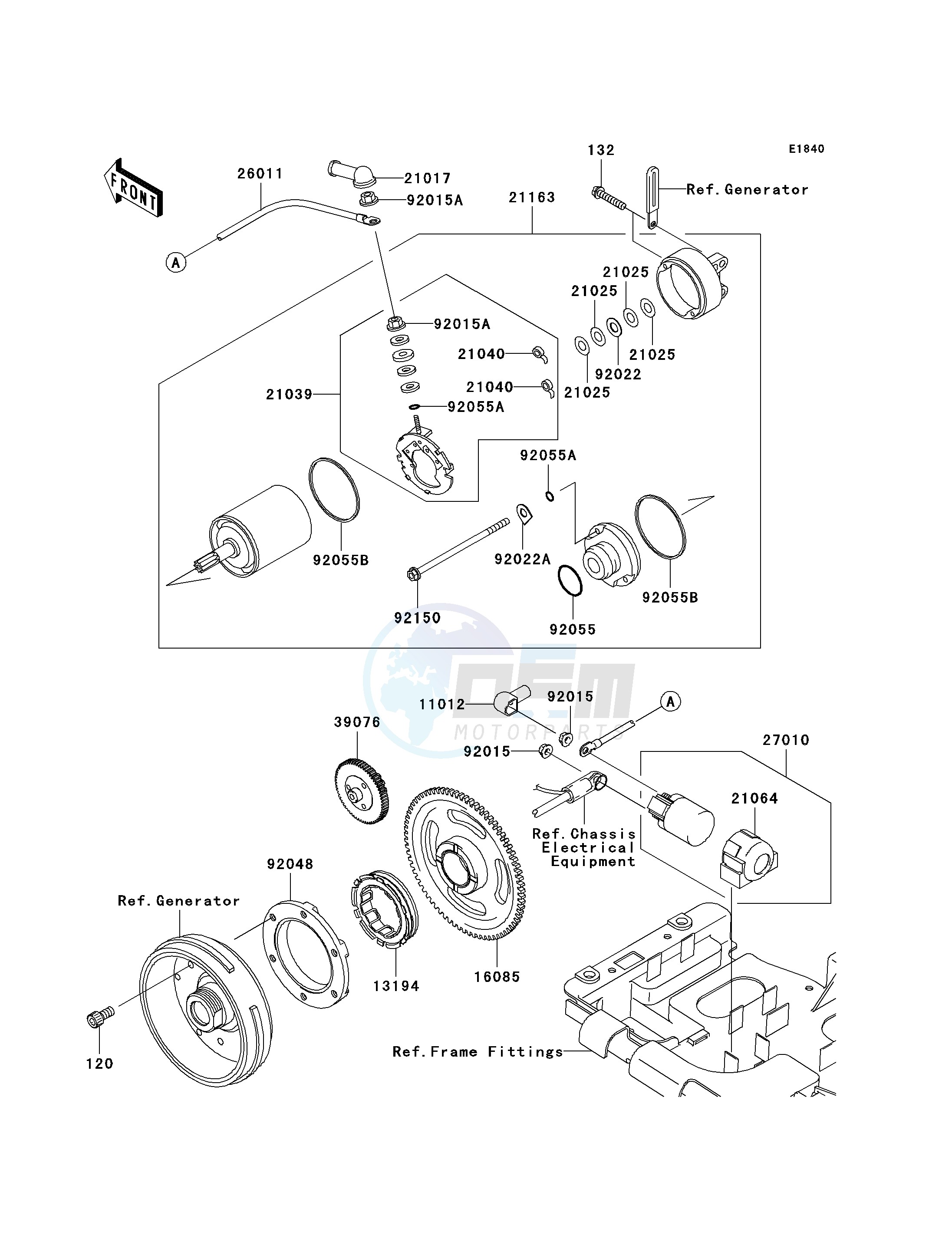 STARTER MOTOR-- C6F- - blueprint