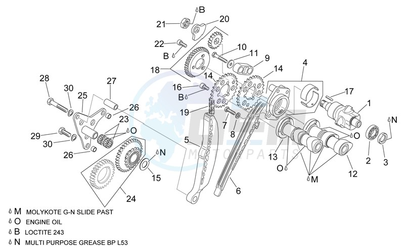 Rear cylinder timing system image
