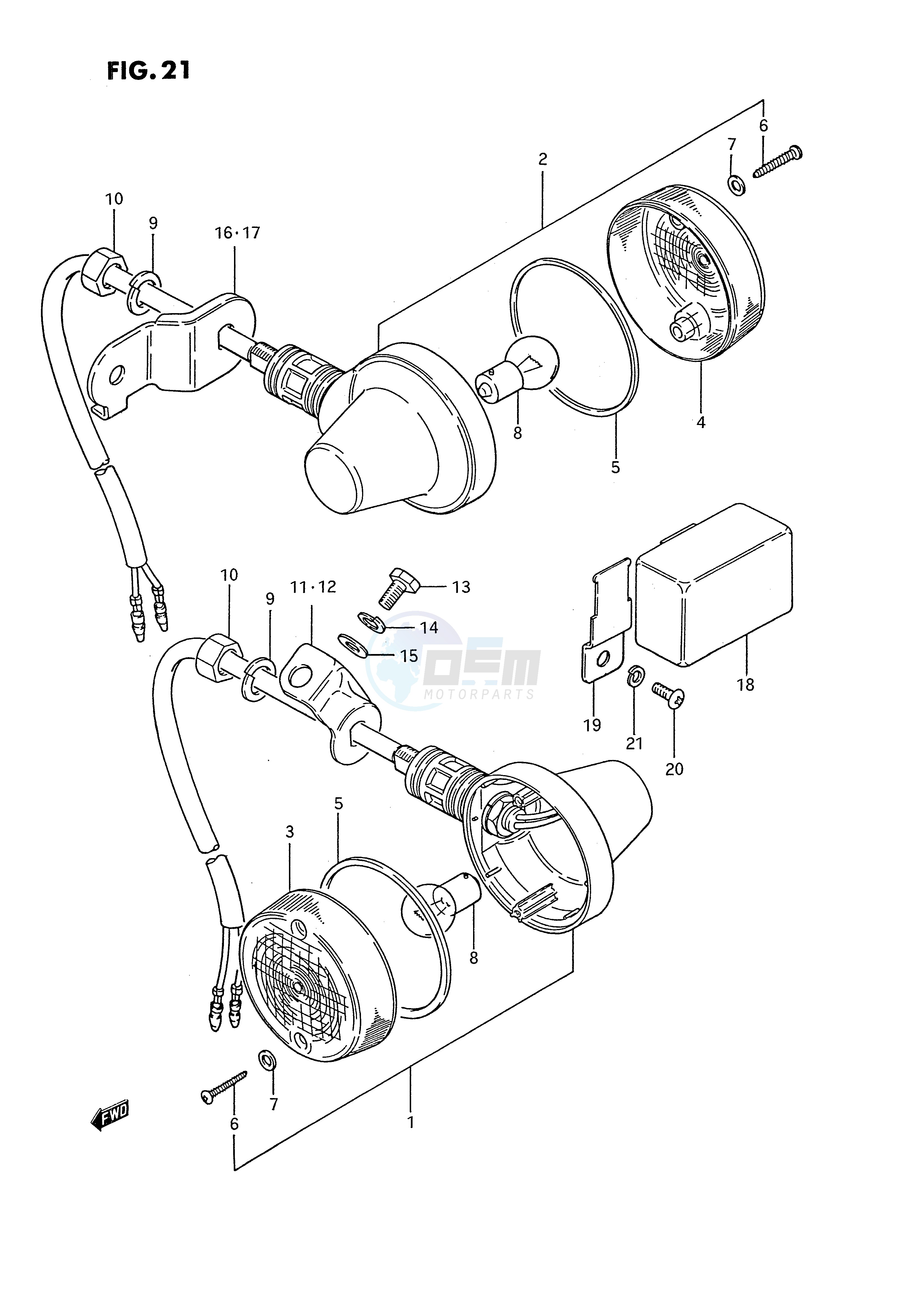 TURN SIGNAL LAMP (E2) blueprint