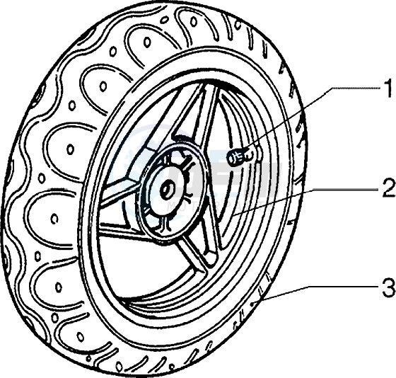 Front wheel - Caliper image