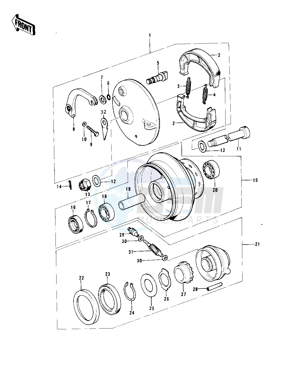 FRONT HUB_BRAKE image