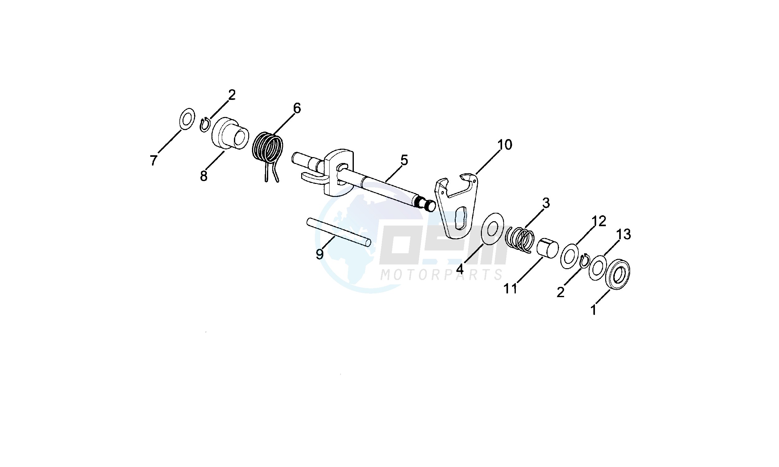 Gear change mechanism image