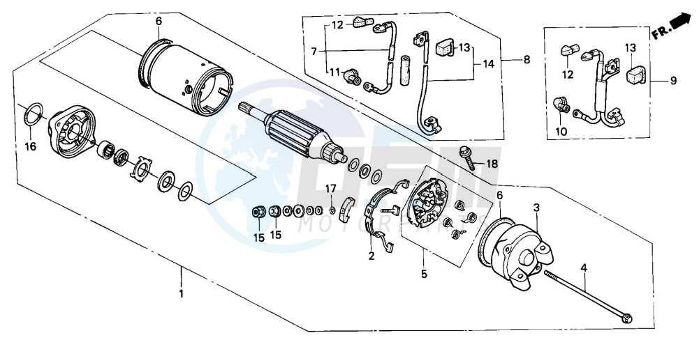 STARTING MOTOR image