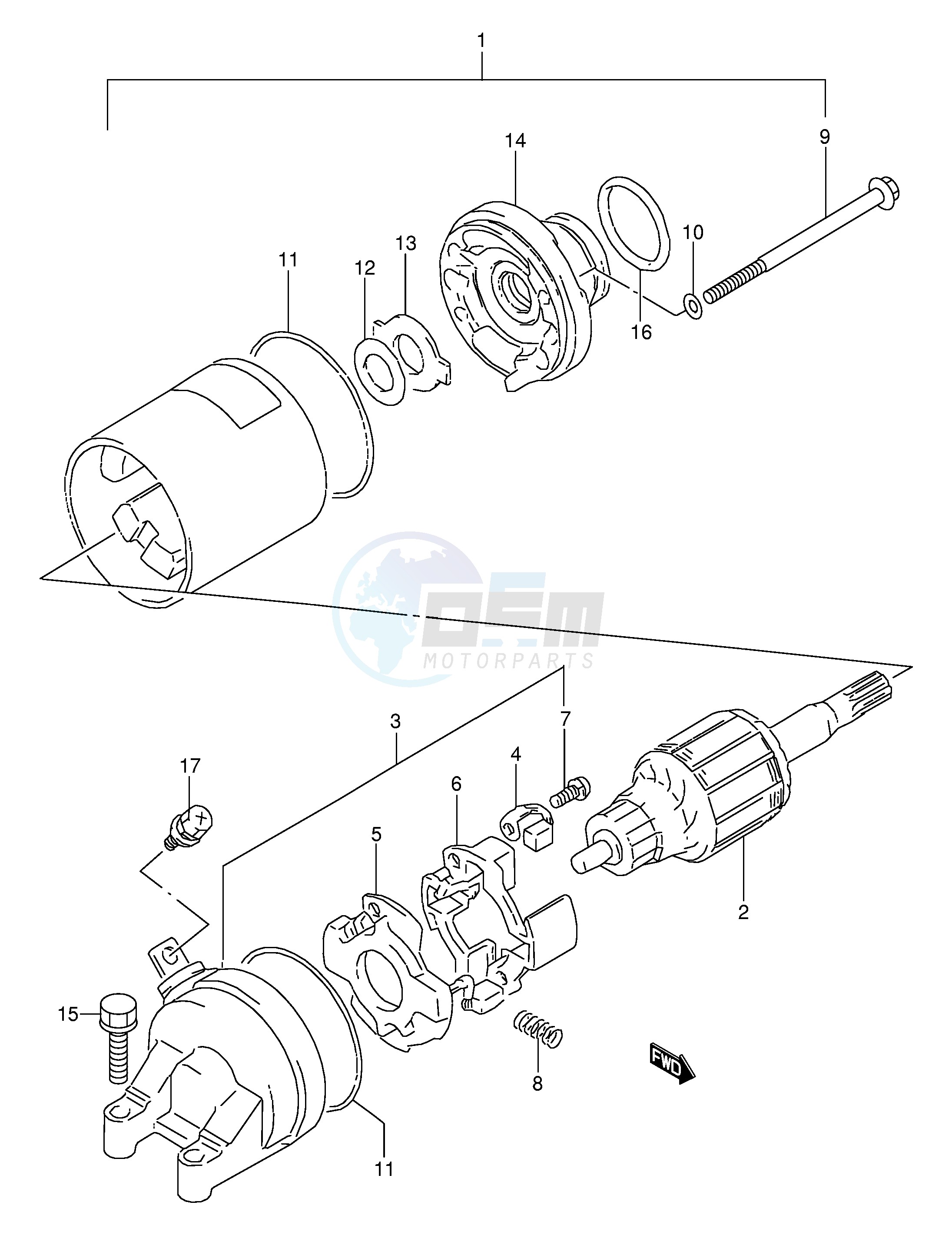 STARTER MOTOR image