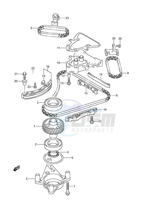 Timing Chain (DF 250S) image