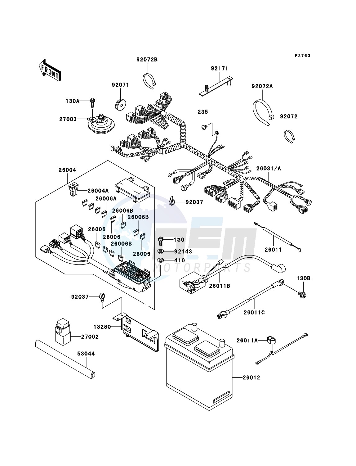 Chassis Electrical Equipment blueprint