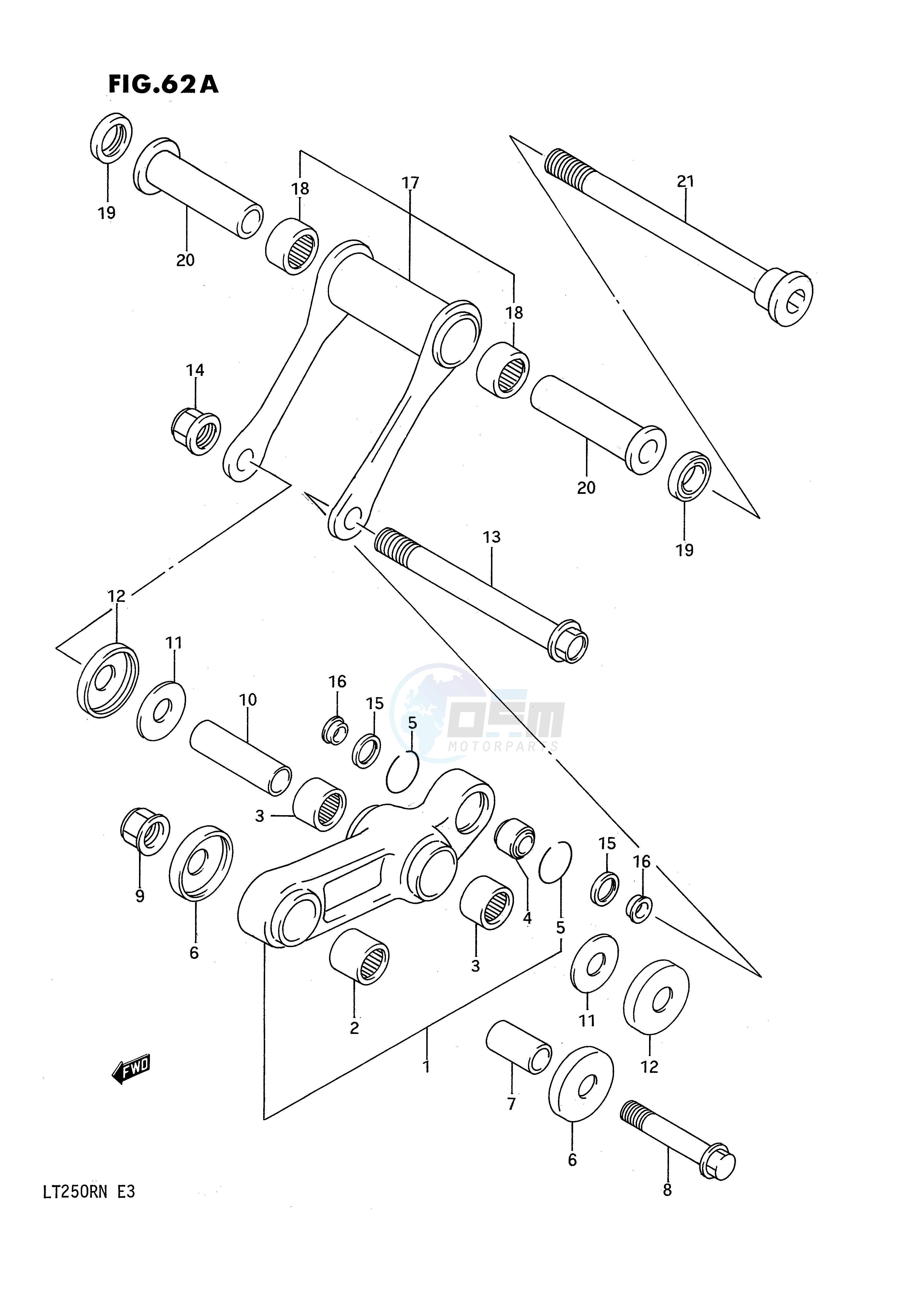 CUSHION LEVER (MODEL M N) blueprint