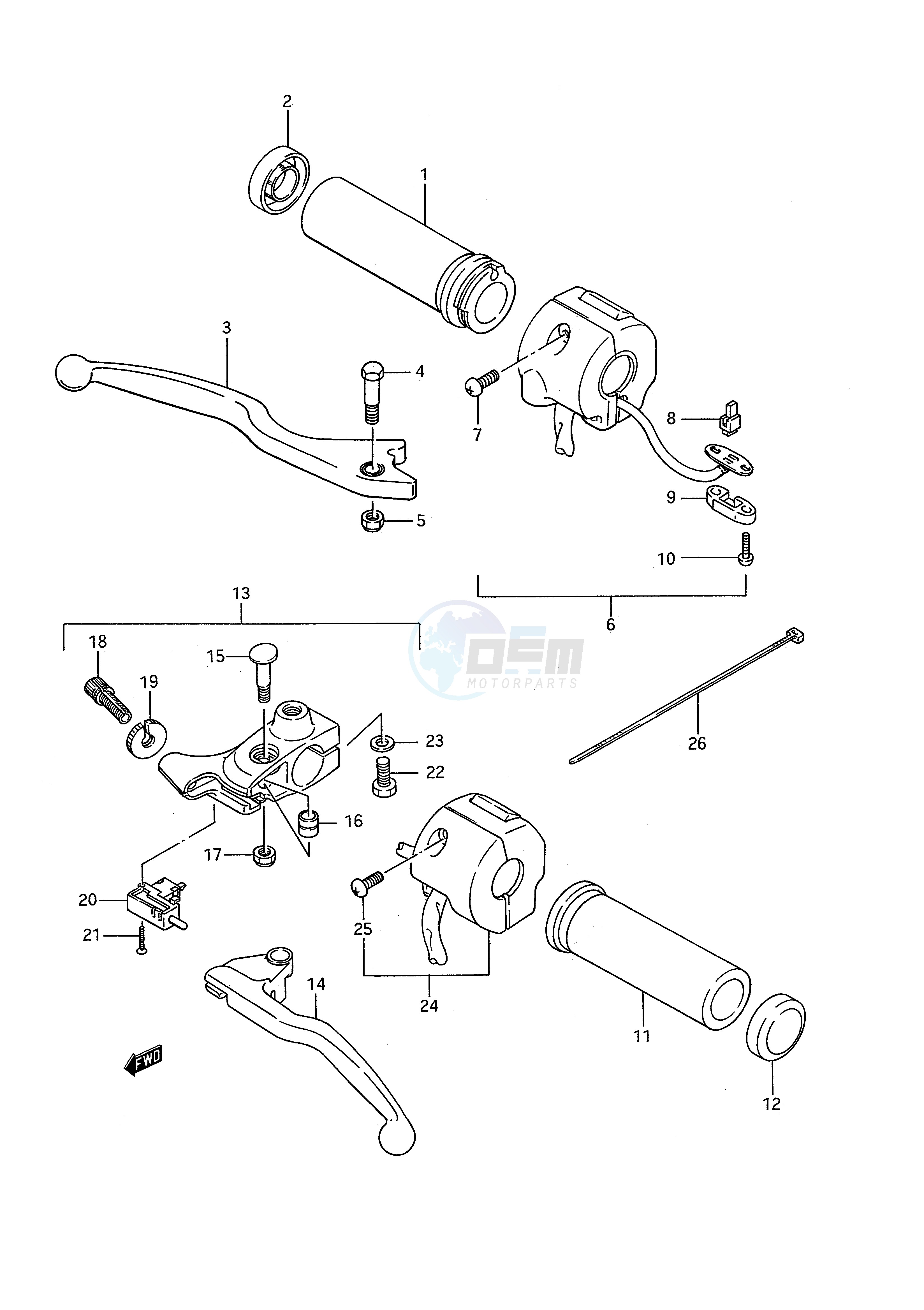 HANDLE SWITCH (MODEL G J) image